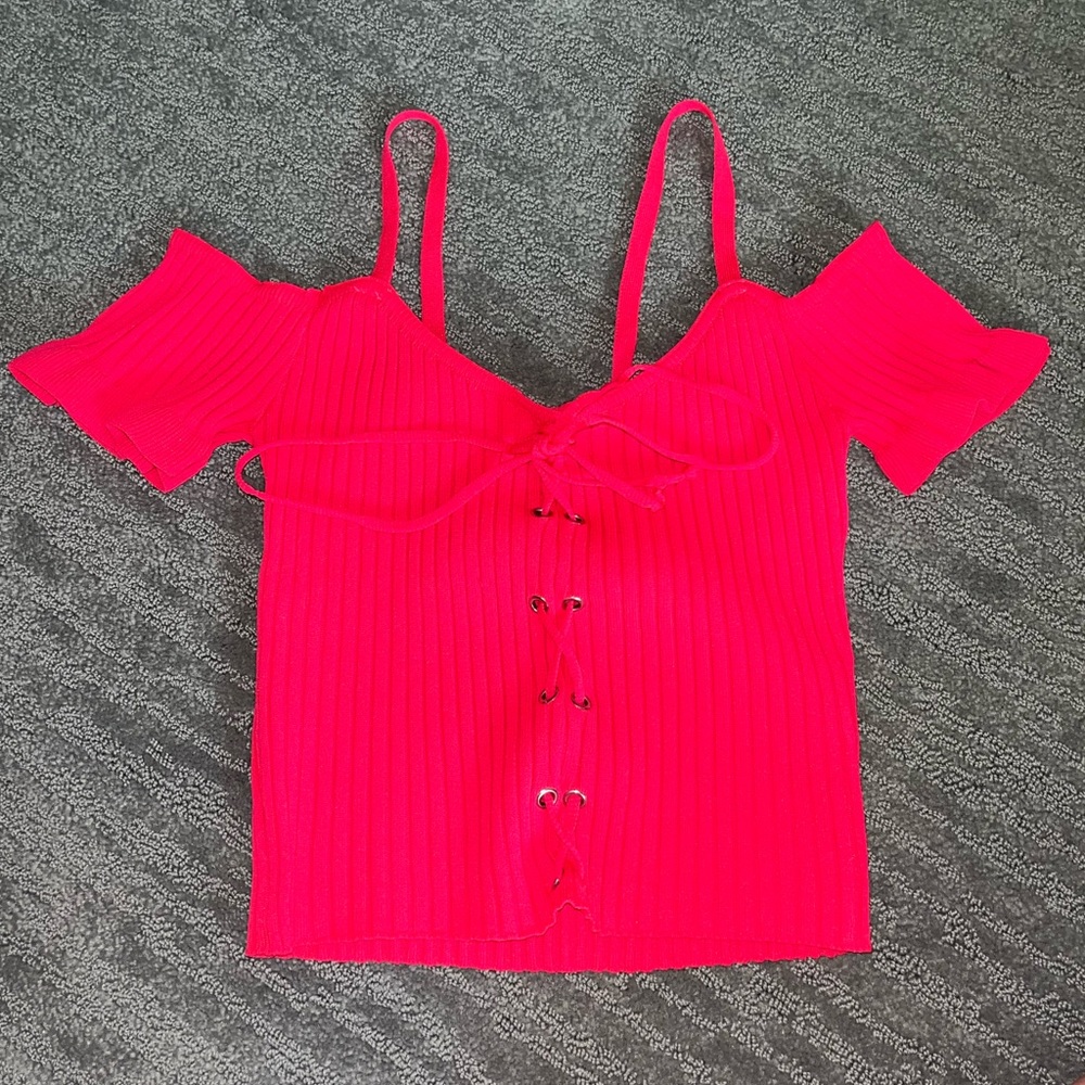 Hot Pink Crop Top